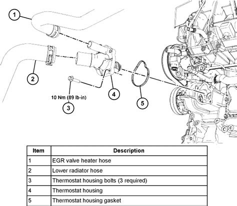 thermostat replacement ford ranger 2.3